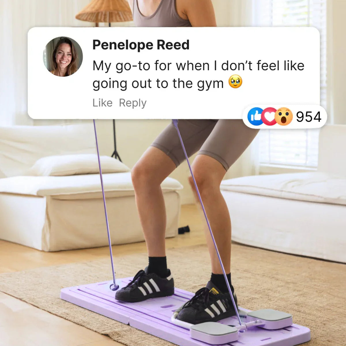 Glamish™ Multi-functional Pilates reformer Board