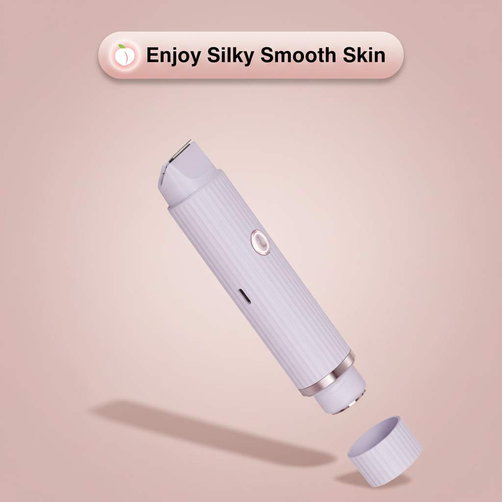 Glamish Double Headed Electric Shaver - Smooth Hair Removal Pakistan