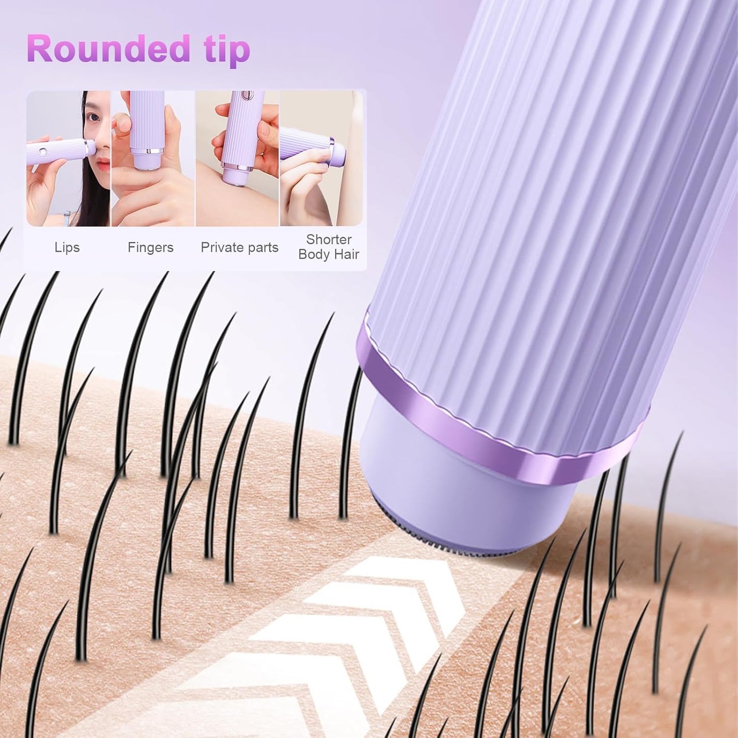 Glamish Double Headed Electric Shaver - Smooth Hair Removal Pakistan