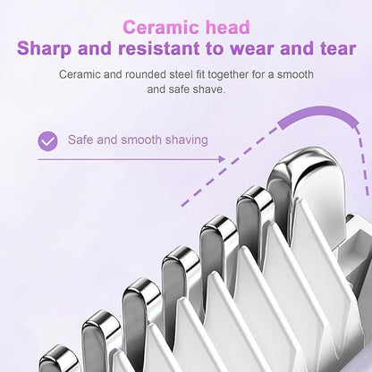 Glamish Double Headed Electric Shaver - Smooth Hair Removal Pakistan