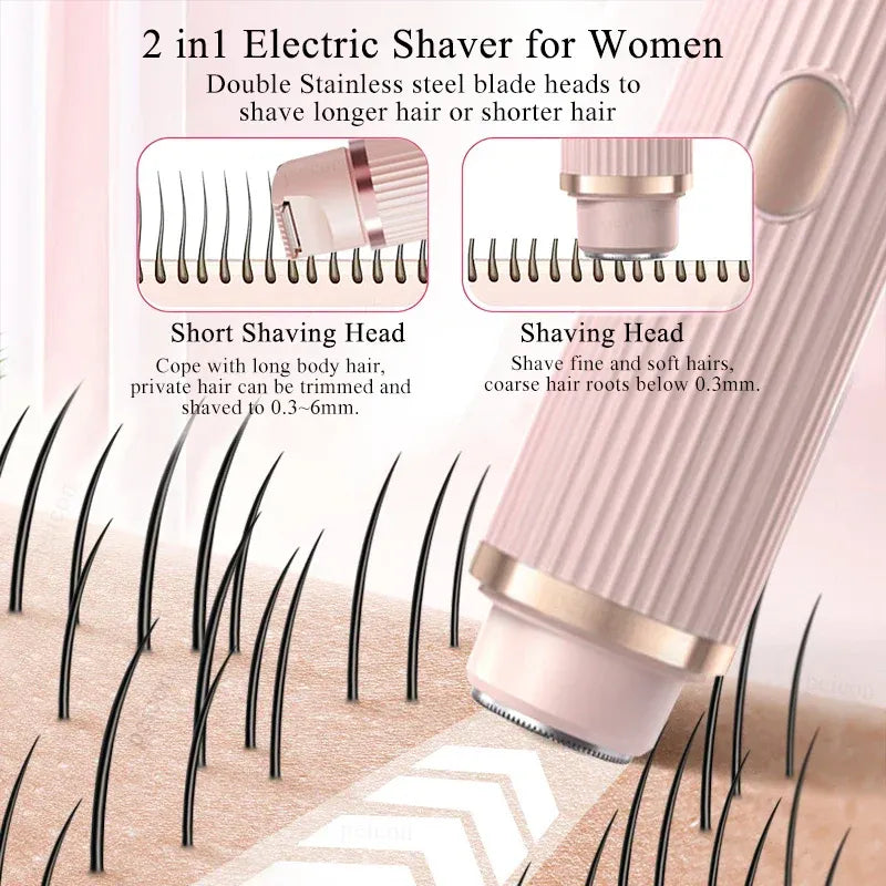 Double Headed Electric Shaver