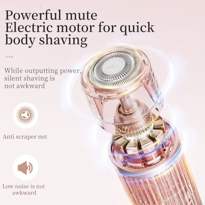 Glamish Double Headed Electric Shaver - Smooth Hair Removal Pakistan